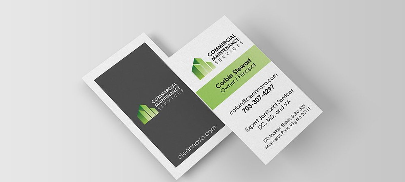 CleanNova Business Cards